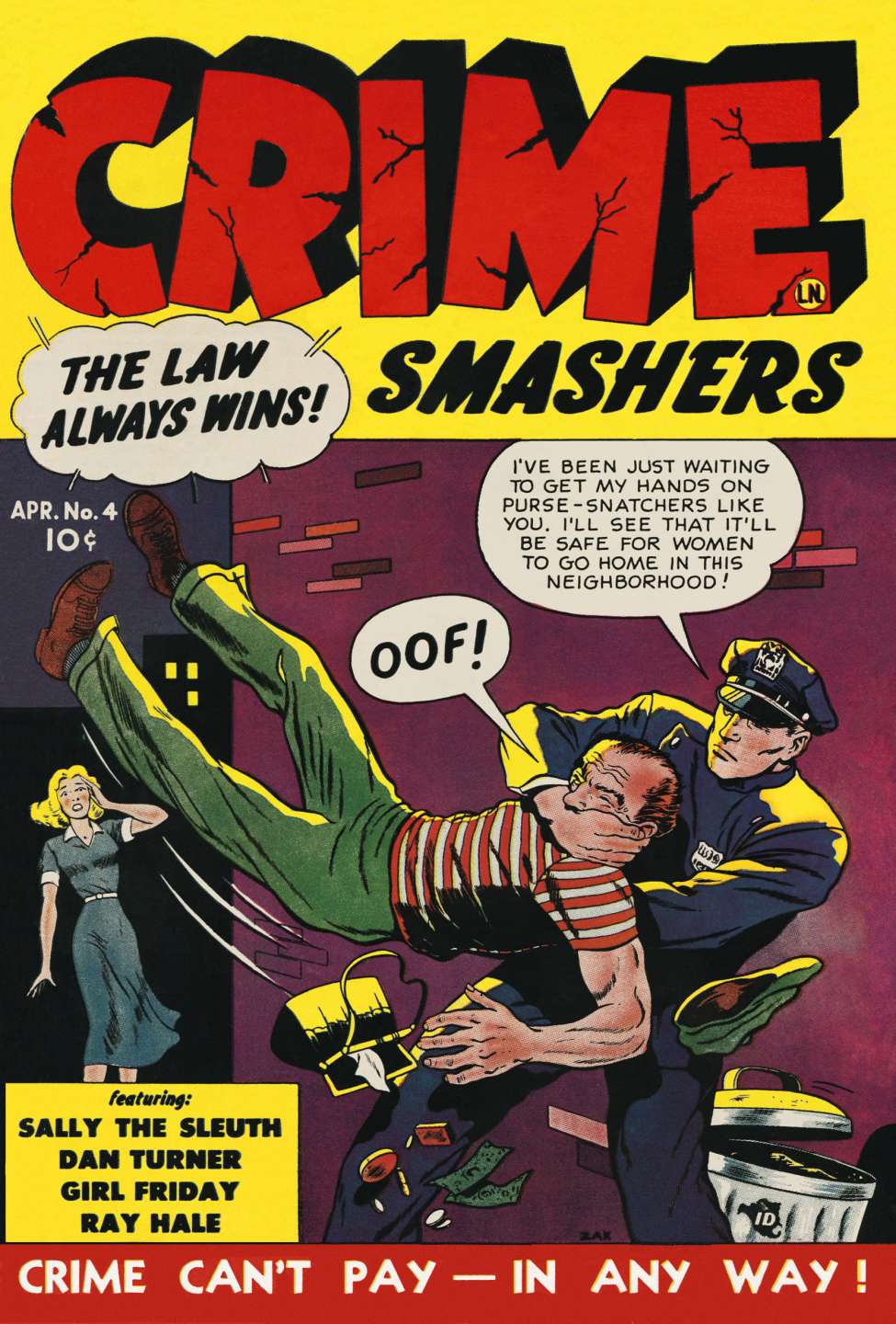 Comic Book Cover For Crime Smashers 4