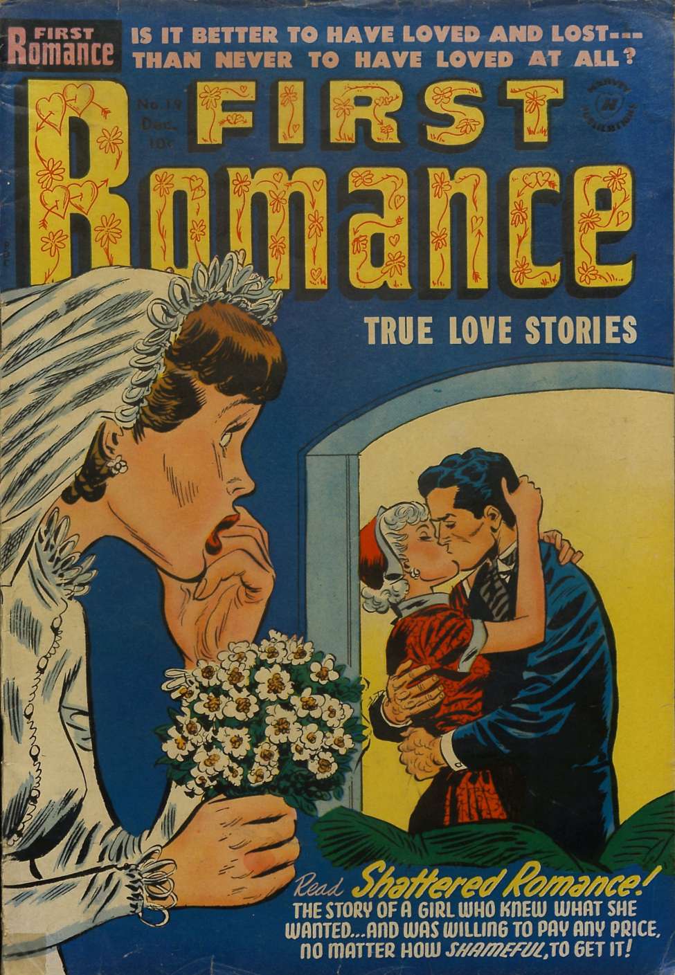 Comic Book Cover For First Romance Magazine 19