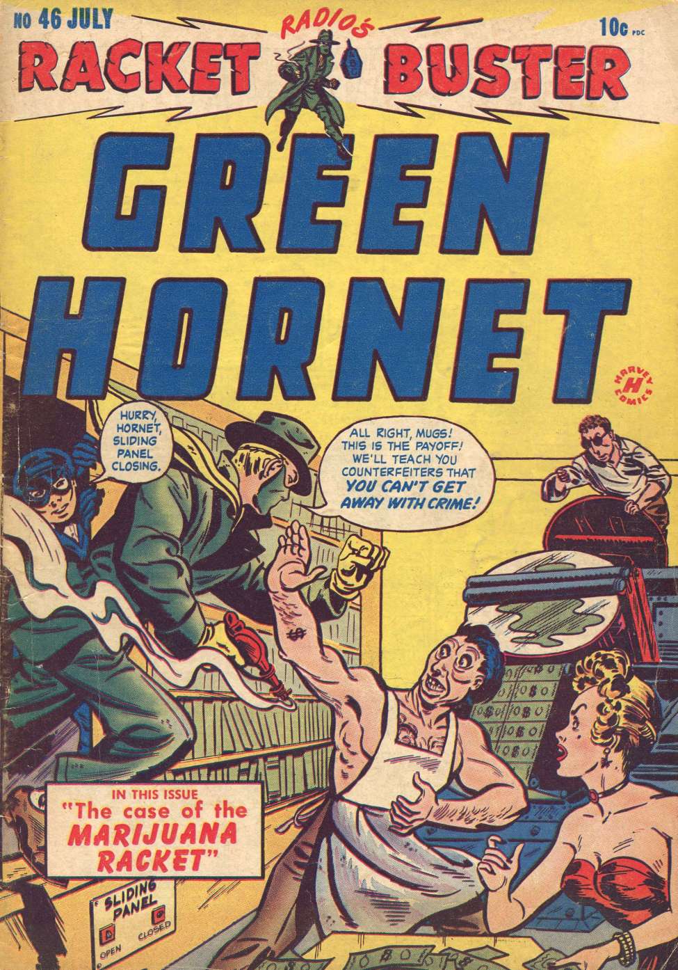 Comic Book Cover For Green Hornet, Racket Buster 46 - Version 1