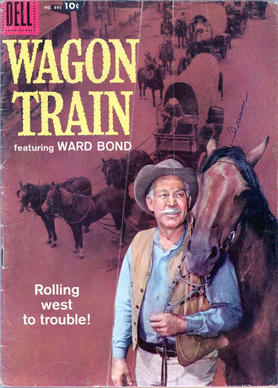 Comic Book Cover For 0895 - Wagon Train