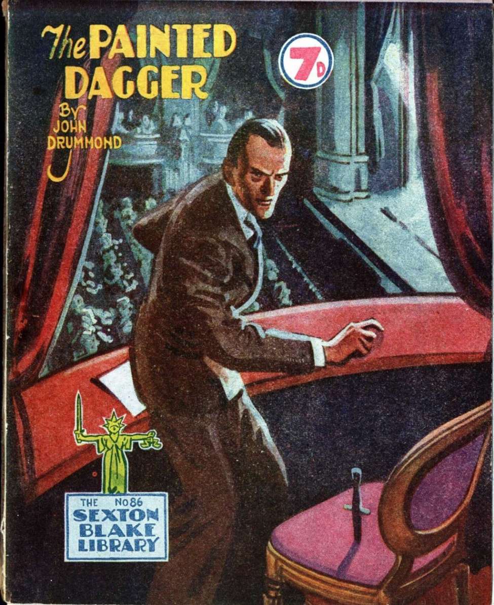 Comic Book Cover For Sexton Blake Library S3 86 - The Painted Dagger