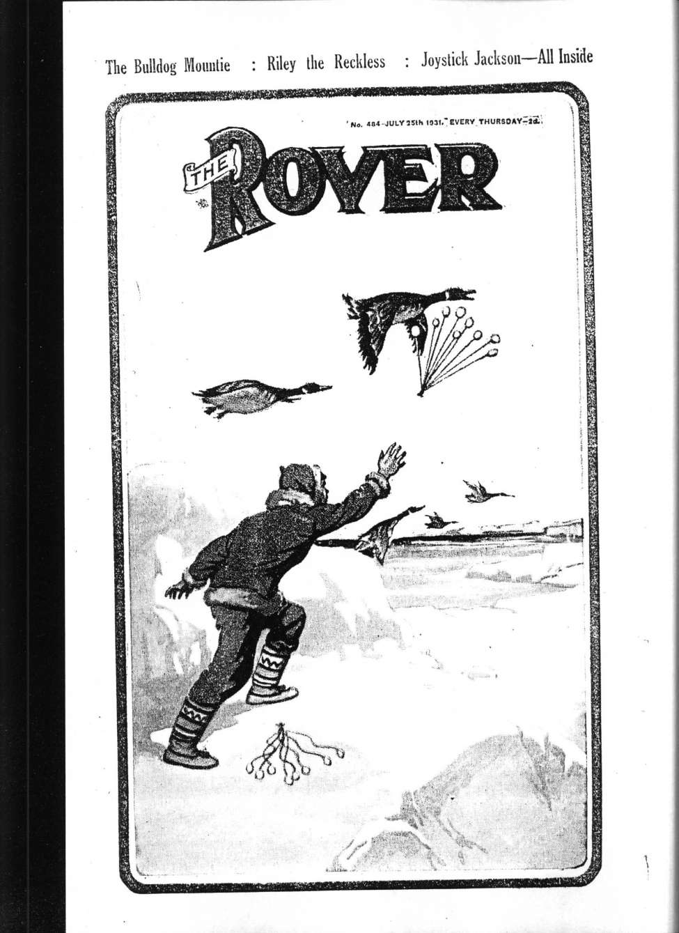 Comic Book Cover For The Rover 484