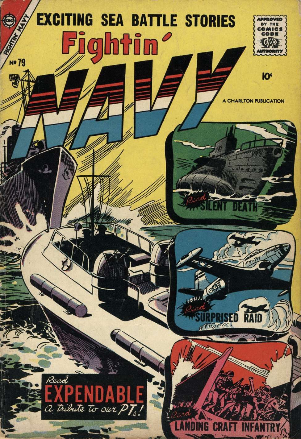 Comic Book Cover For Fightin' Navy 79 - Version 2