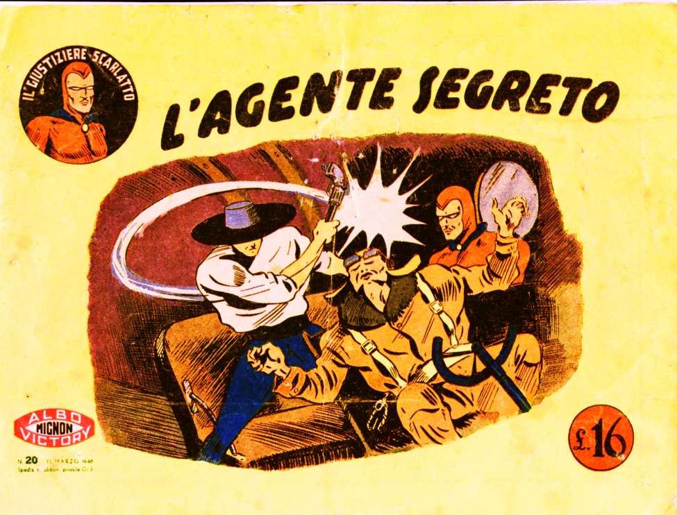 Comic Book Cover For Il Giustiziere Scarlatto 20 - L'Agent Segreto