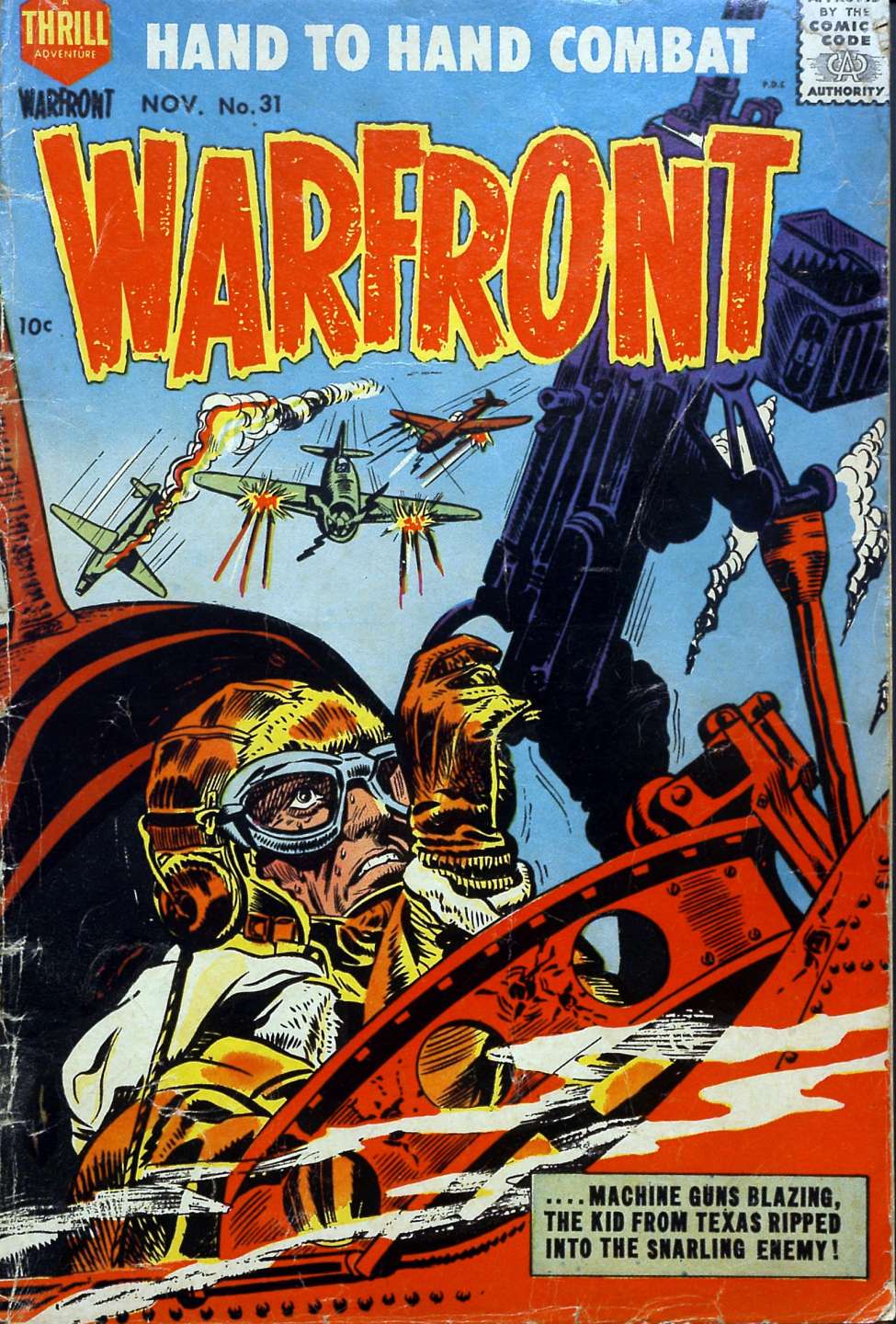 Comic Book Cover For Warfront 31