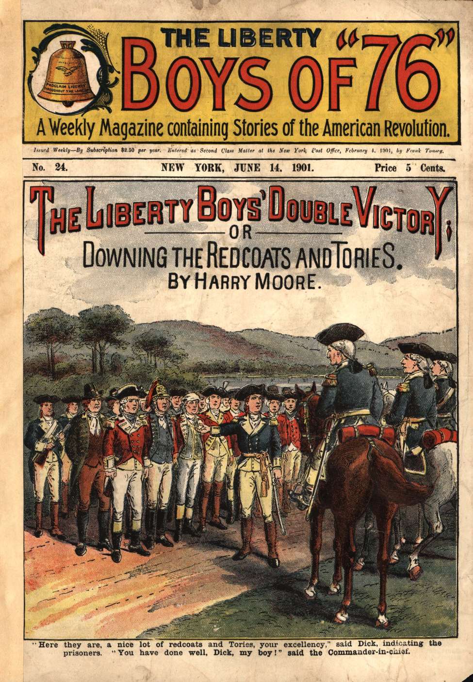 Book Cover For The Liberty Boys of 76 24 - The Liberty Boys' Double Victory