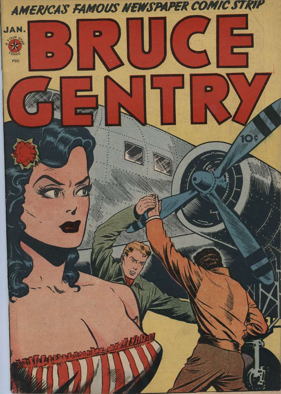 Comic Book Cover For Bruce Gentry 1