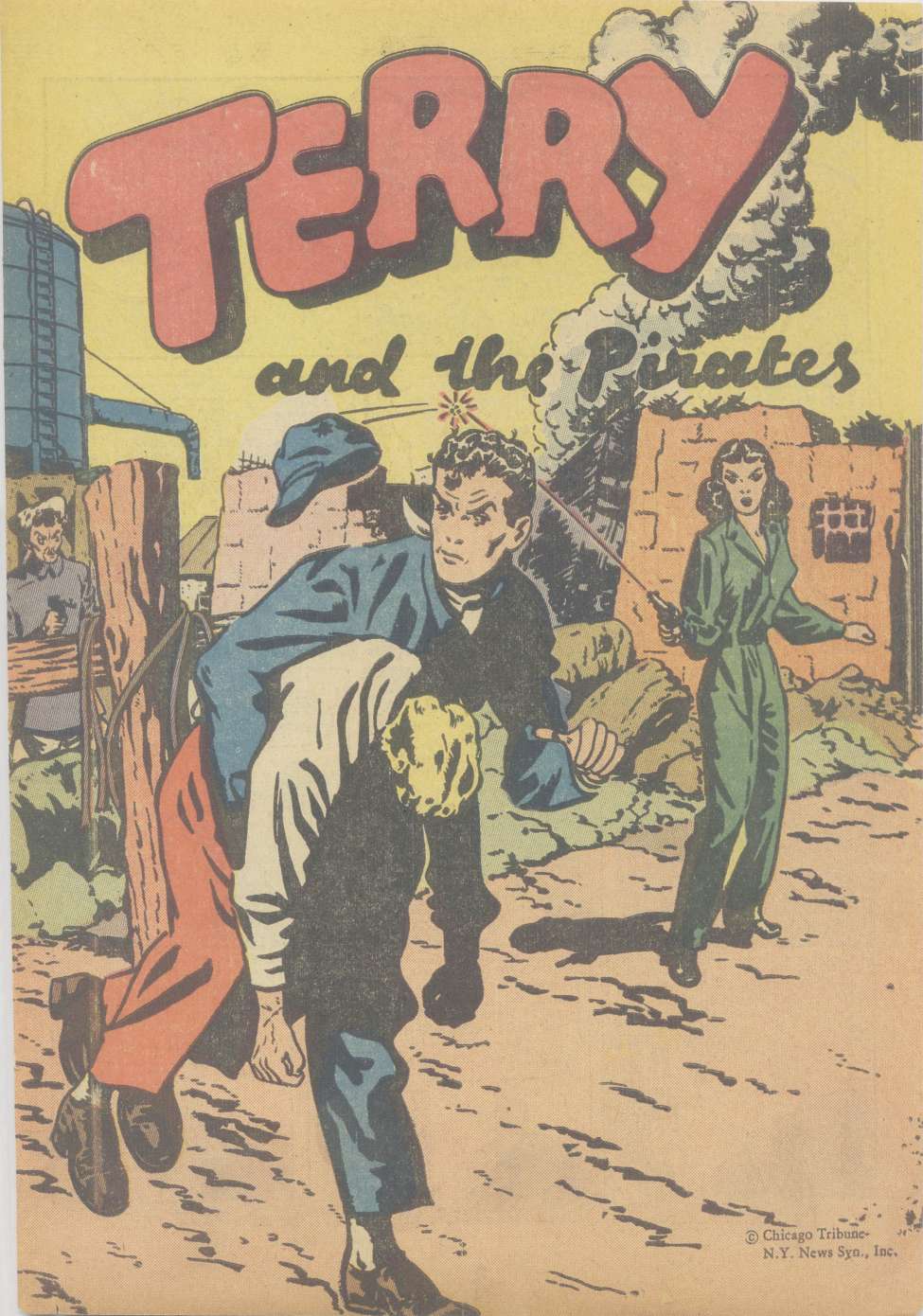 Comic Book Cover For Terry and the Pirates - Version 2