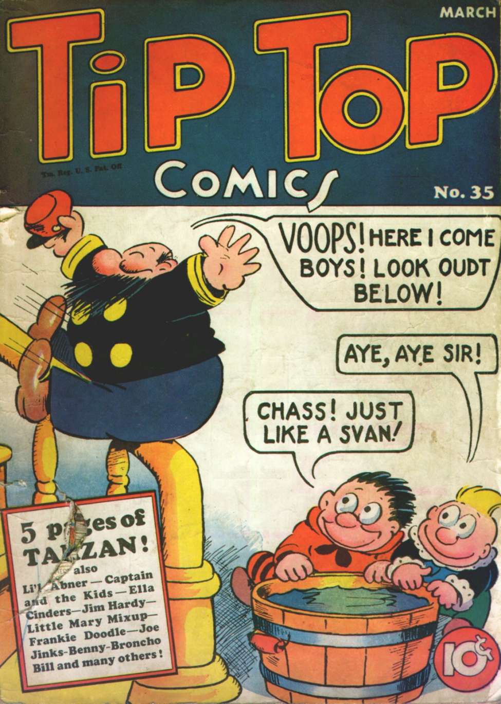 Book Cover For Tip Top Comics 35