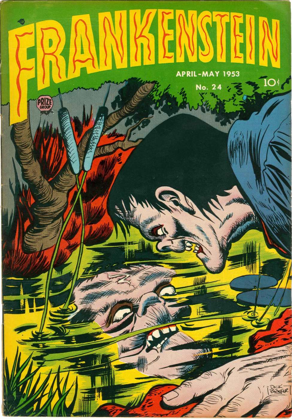 Comic Book Cover For Frankenstein 24 (alt)