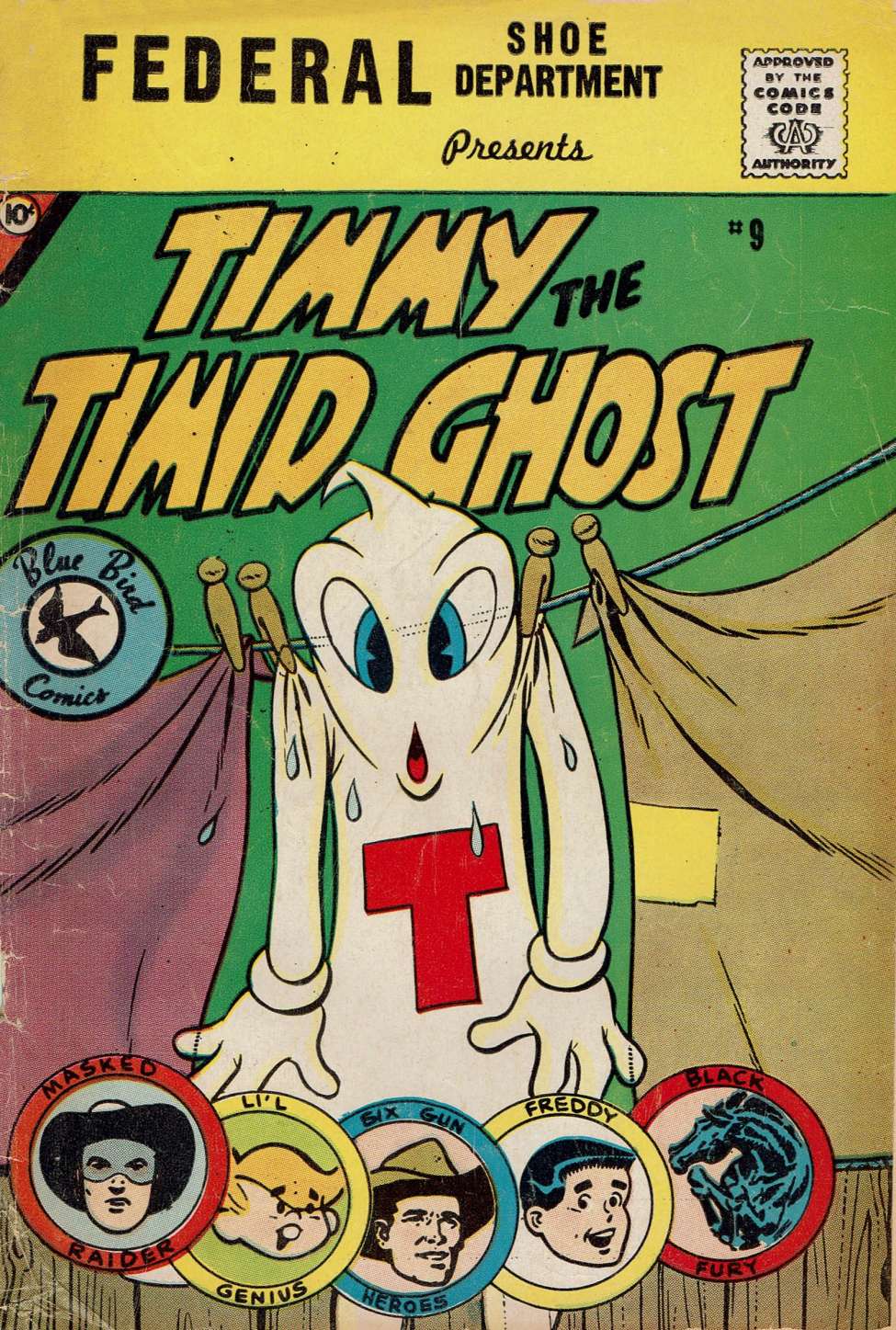 Book Cover For Timmy the Timid Ghost 9 (Blue Bird)