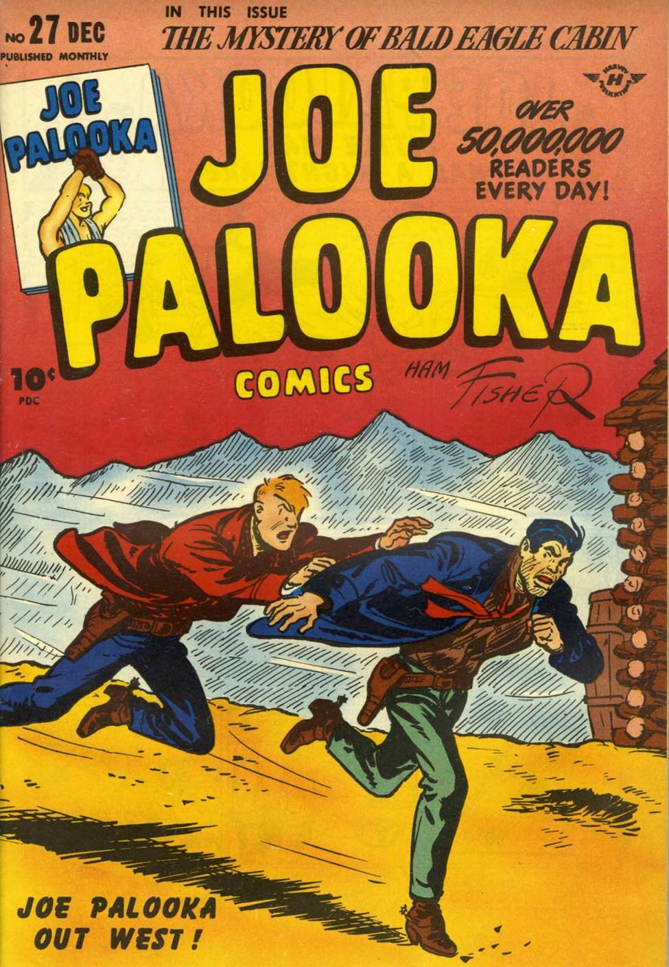 Comic Book Cover For Joe Palooka Comics 27