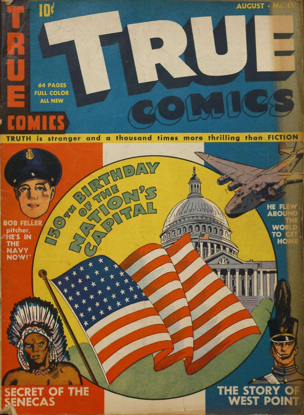 Comic Book Cover For True Comics 15 - Version 2