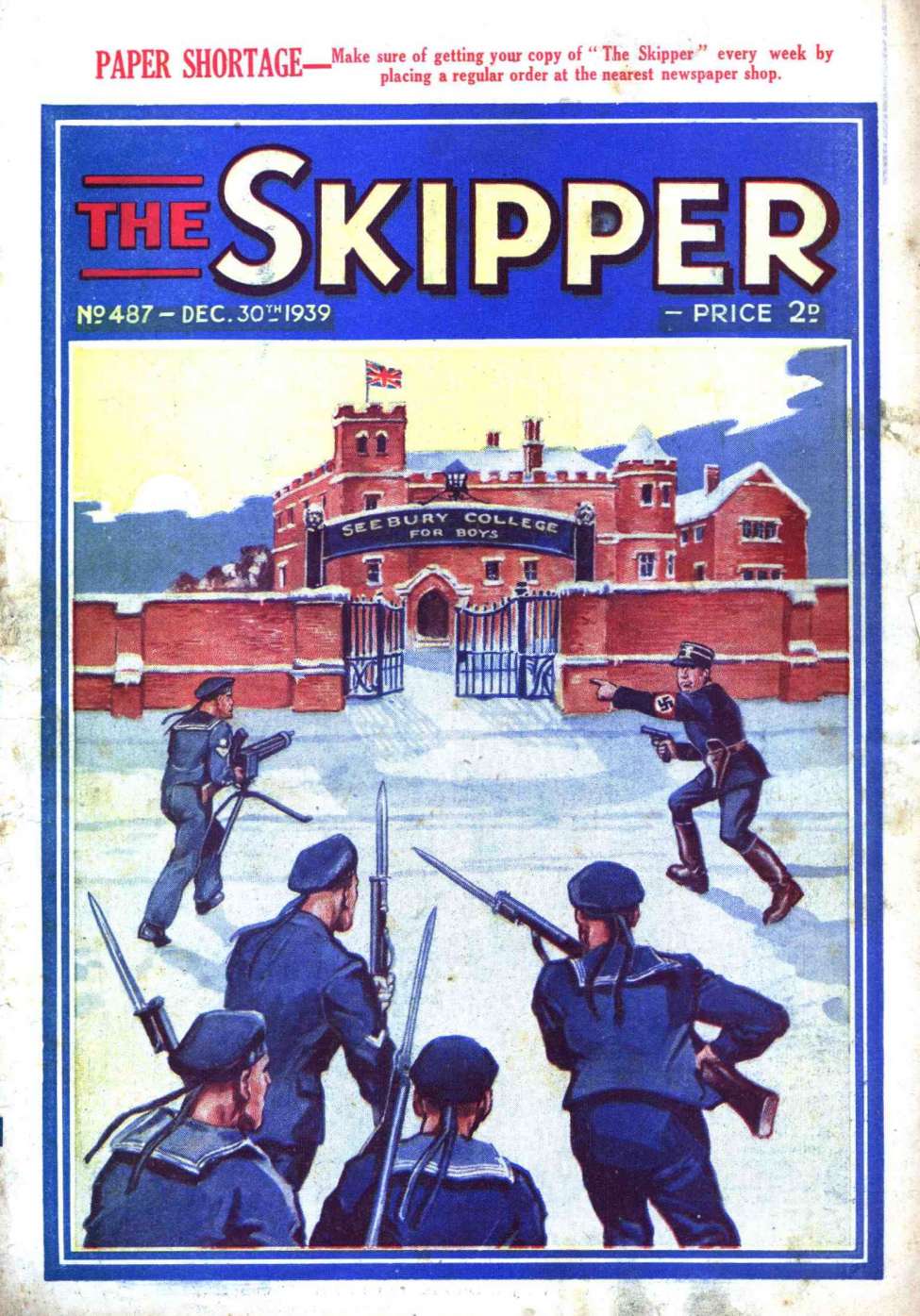 Comic Book Cover For The Skipper 487