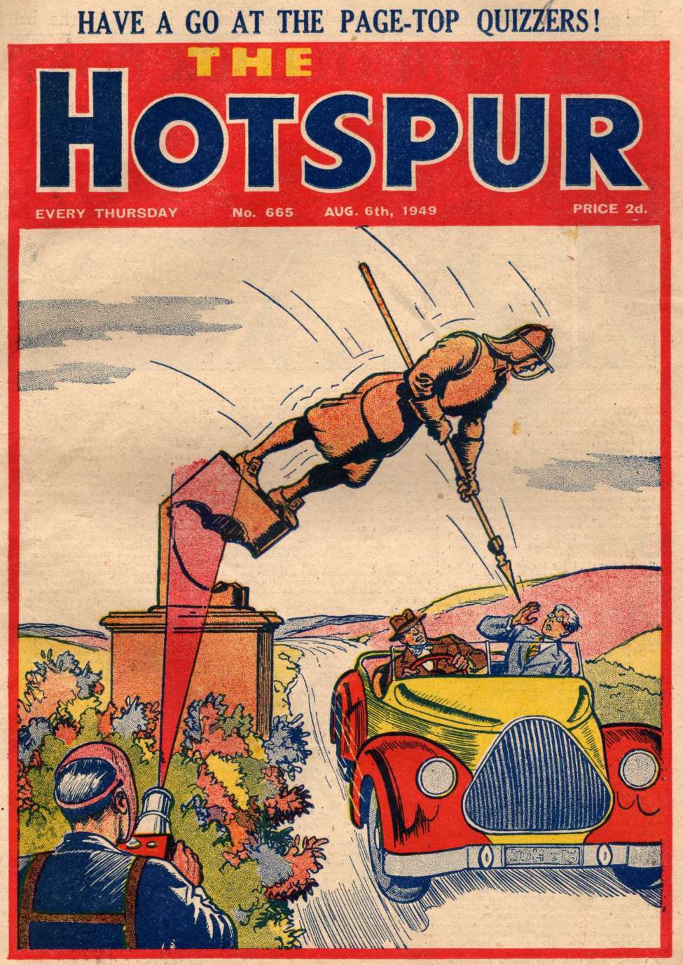 Comic Book Cover For The Hotspur 665
