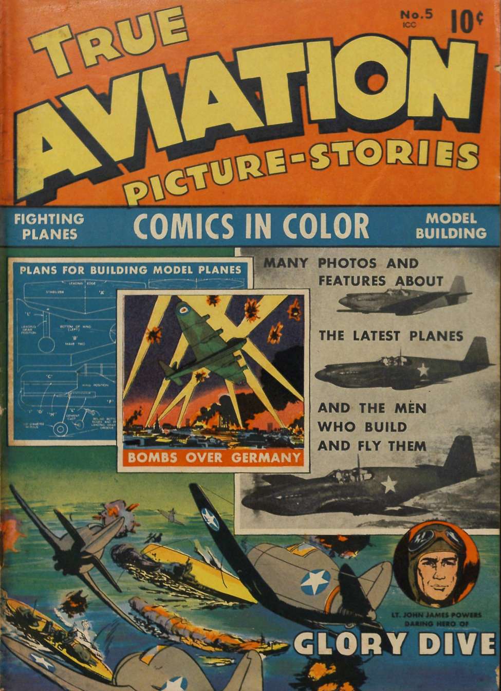 Comic Book Cover For True Aviation Picture Stories 5