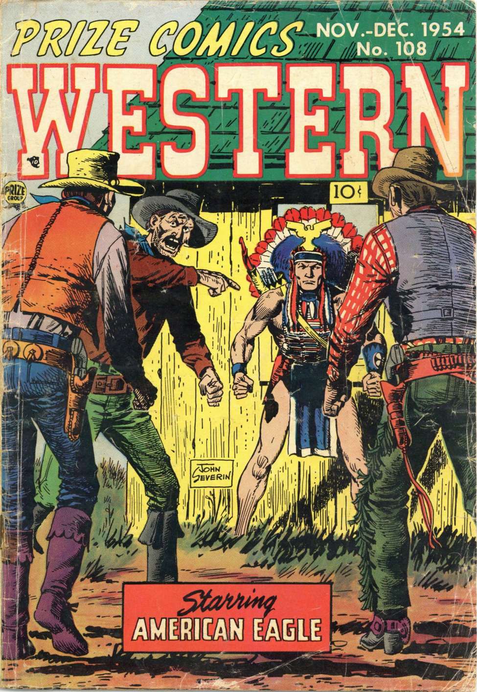 Book Cover For Prize Comics Western 108 - Version 2
