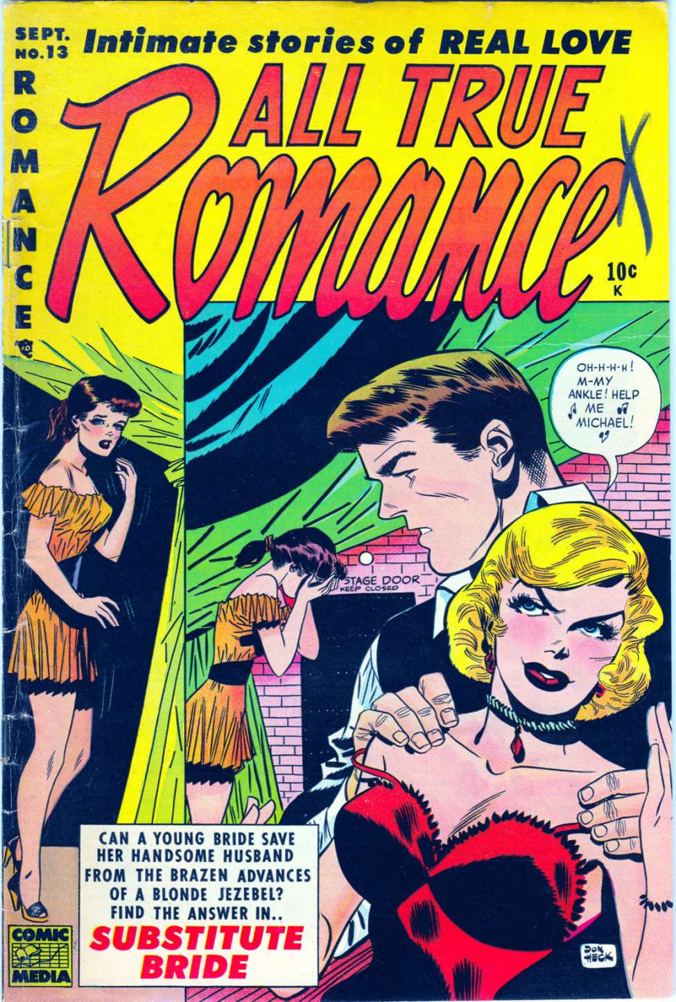 Comic Book Cover For All True Romance 13