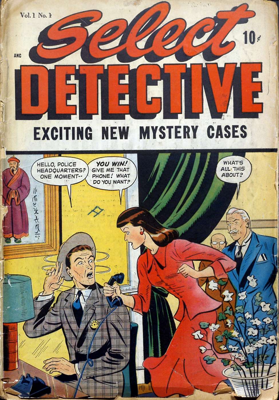 Comic Book Cover For Select Detective 1