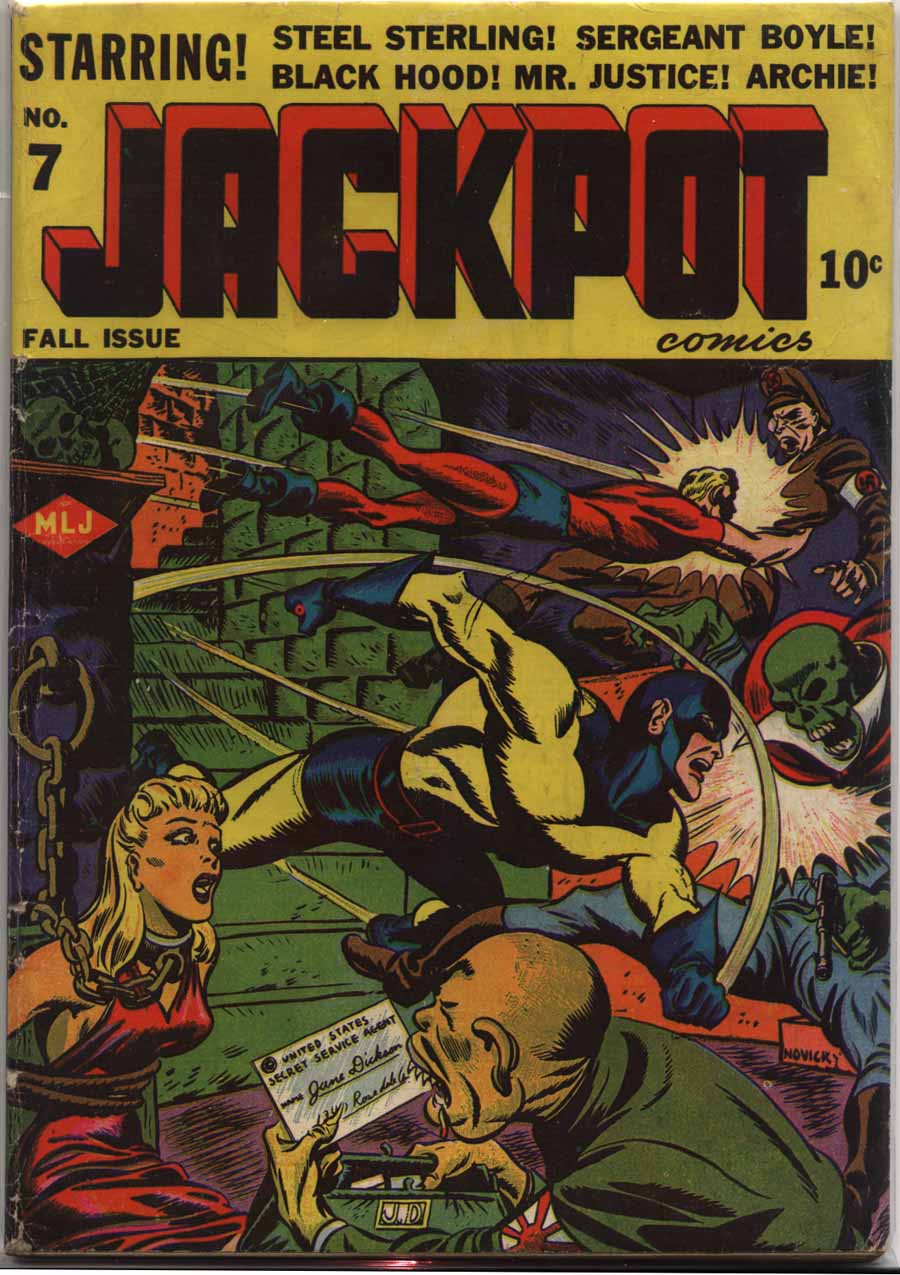 Comic Book Cover For Jackpot Comics 7