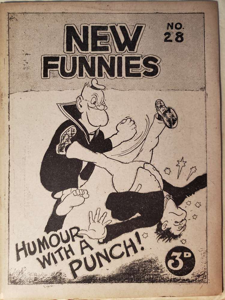 Book Cover For New Funnies 28
