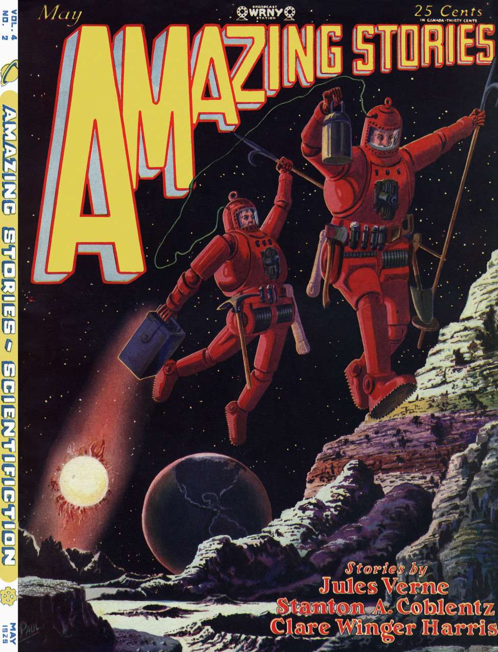 Book Cover For Amazing Stories v4 2 - The English at the North Pole - Frank R. Paul