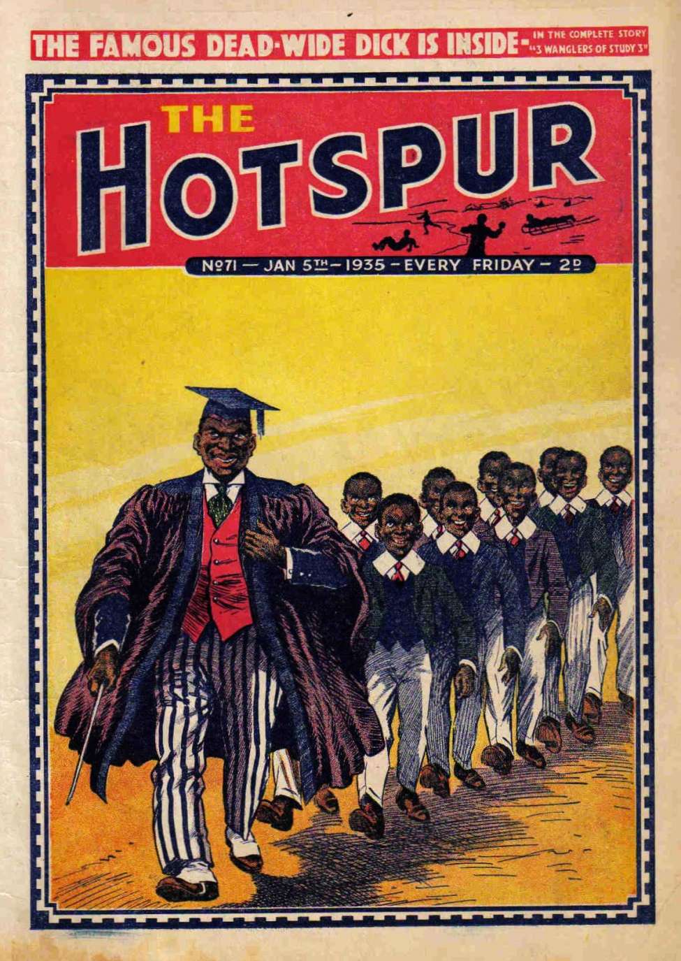 Comic Book Cover For The Hotspur 71