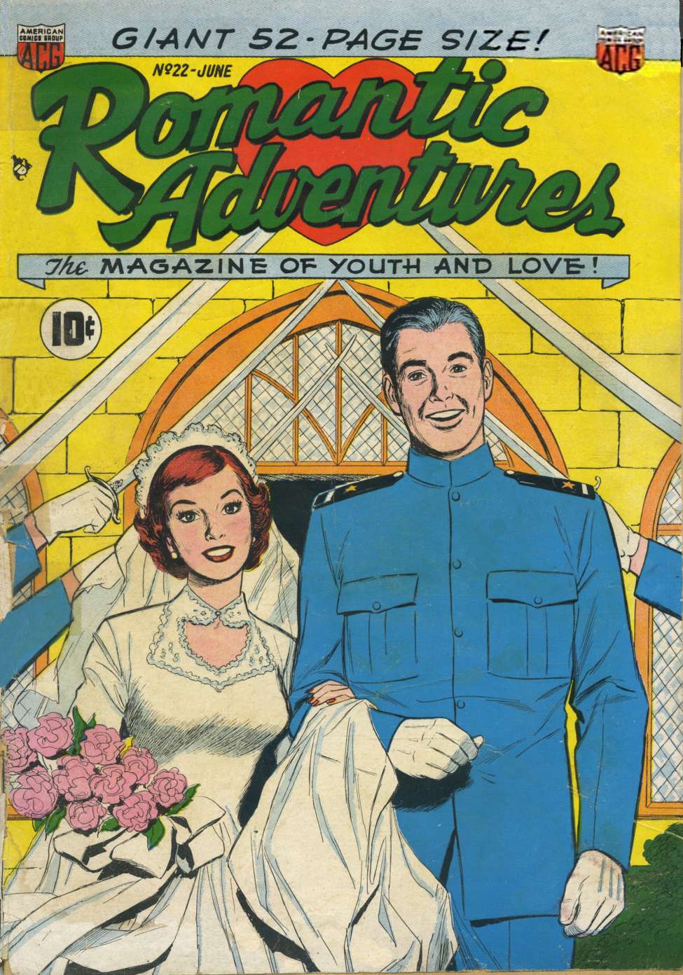 Comic Book Cover For Romantic Adventures 22