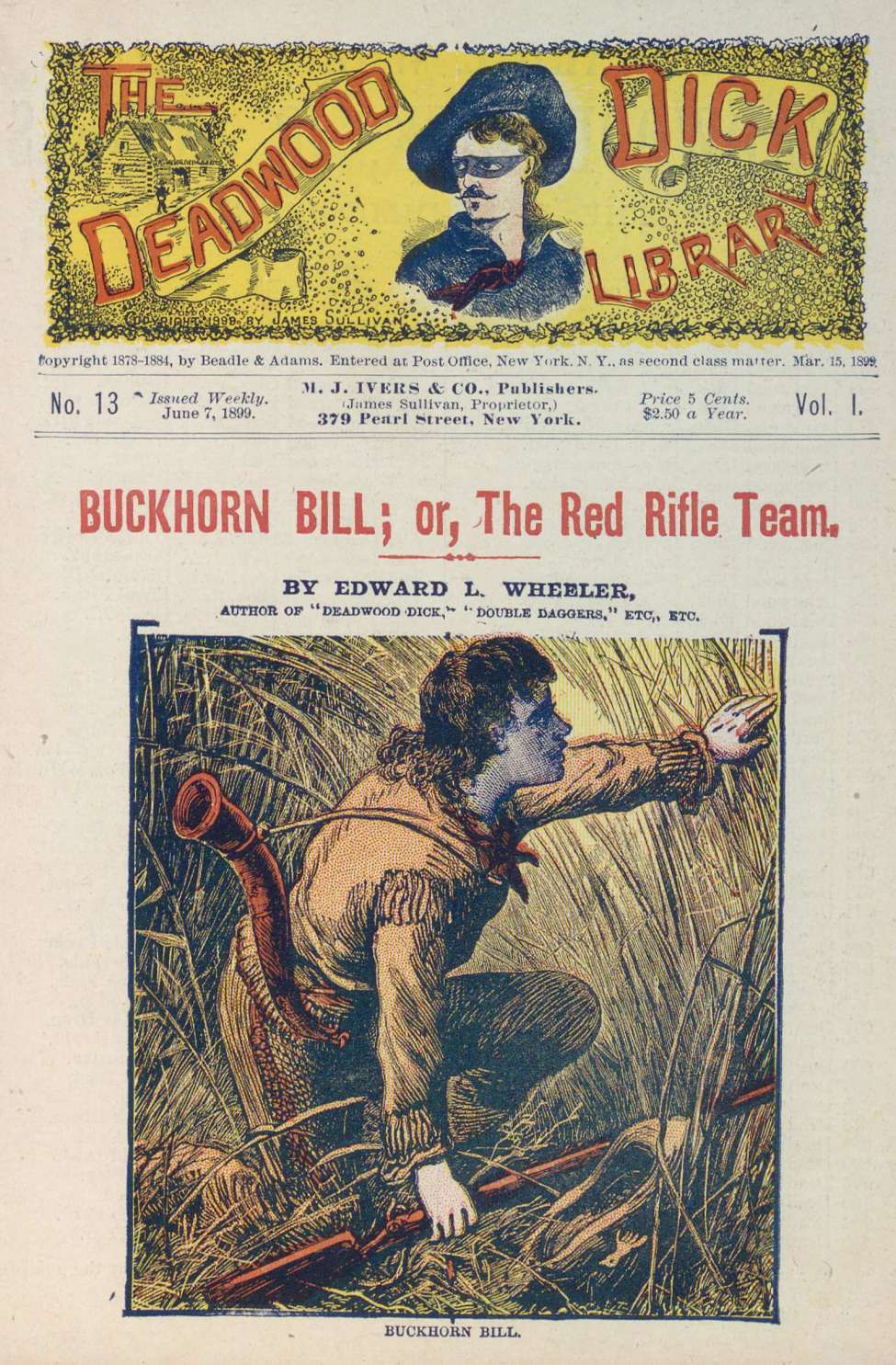 Book Cover For Deadwood Dick Library v1 13 - Buckhorn Bill