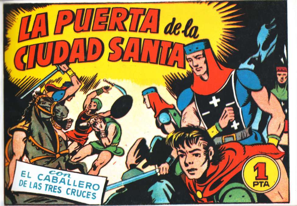 Comic Book Cover For El Caballero de las Tres Cruces 3 - La puerta de la ciudad santa