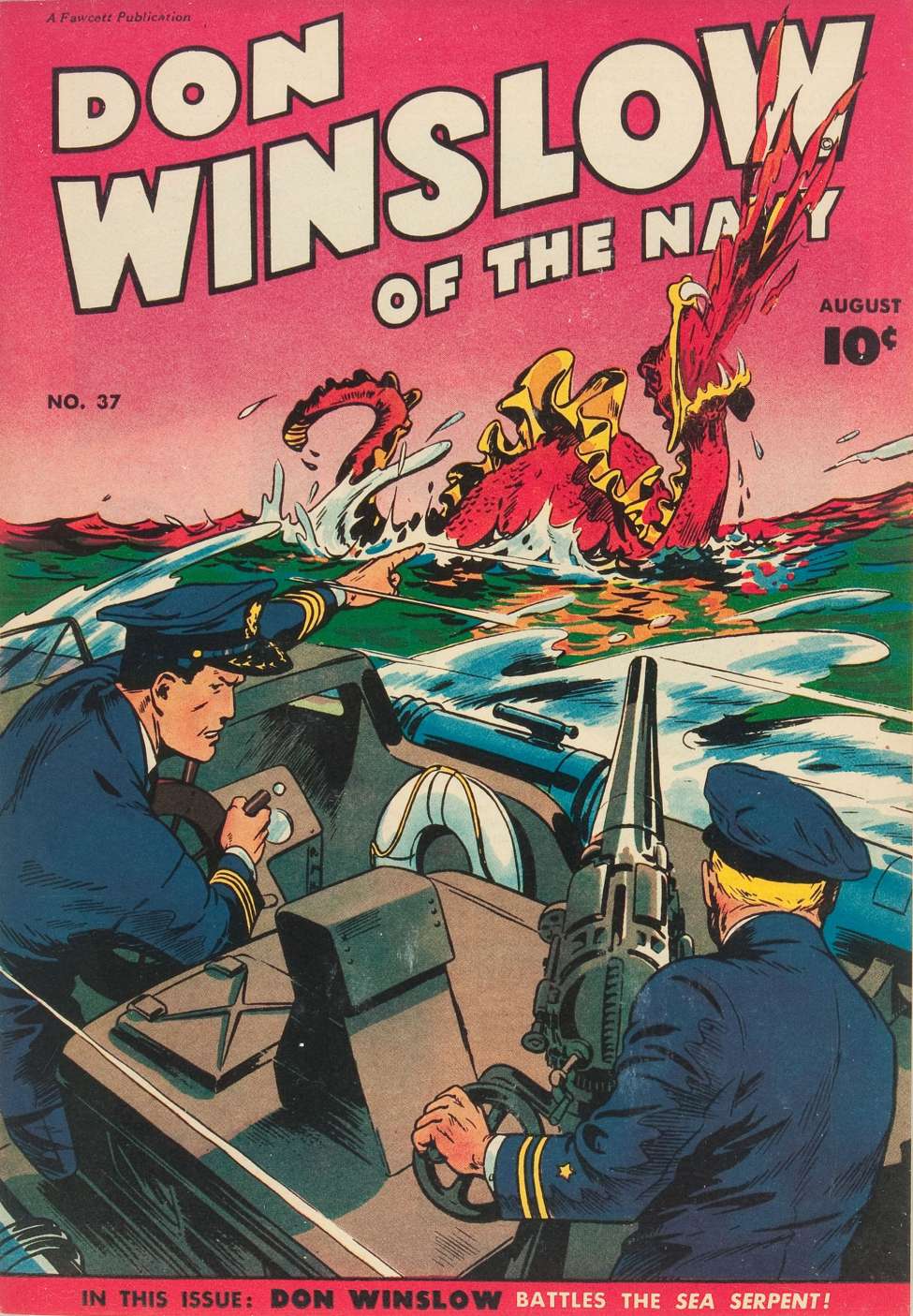 Comic Book Cover For Don Winslow of the Navy 37