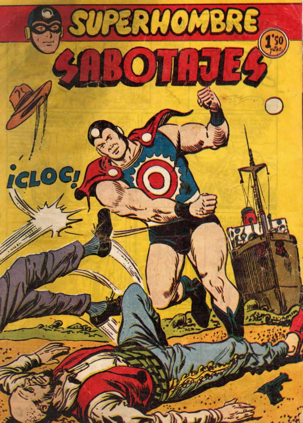 Comic Book Cover For SuperHombre 54 Sabotajes