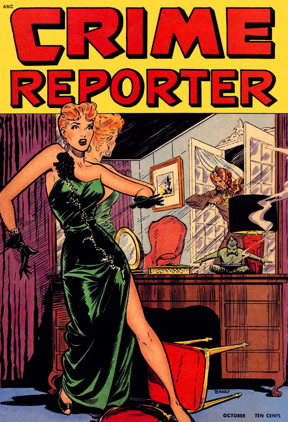 Comic Book Cover For Crime Reporter 3