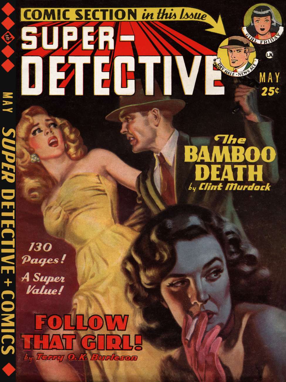 Comic Book Cover For Super-Detective V11 n02 May 1950