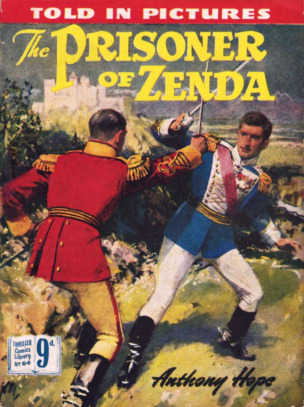 Book Cover For Thriller Comics Library 64 - The Prisoner of Zenda