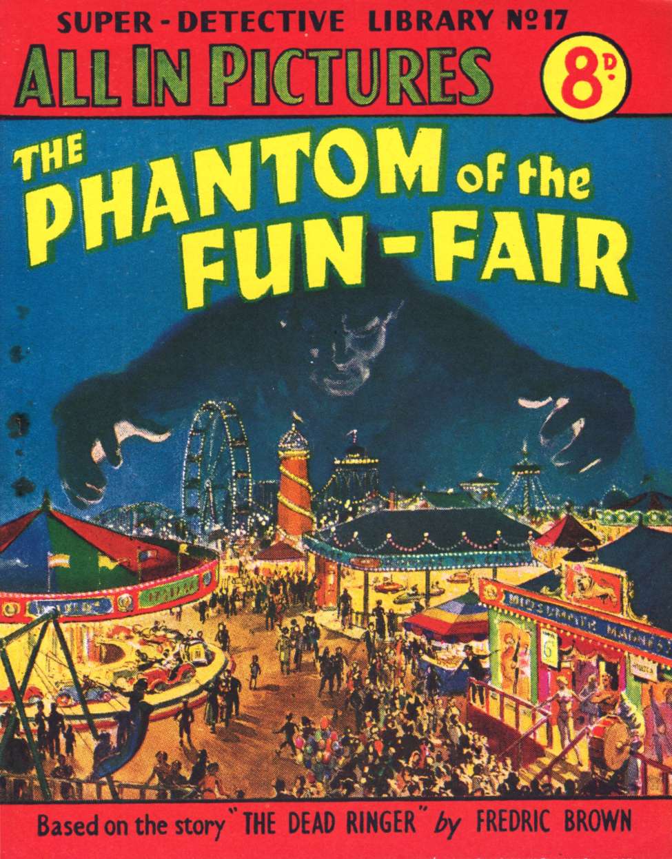 Comic Book Cover For Super Detective Library 17 - The Phantom of The Fun-Fair