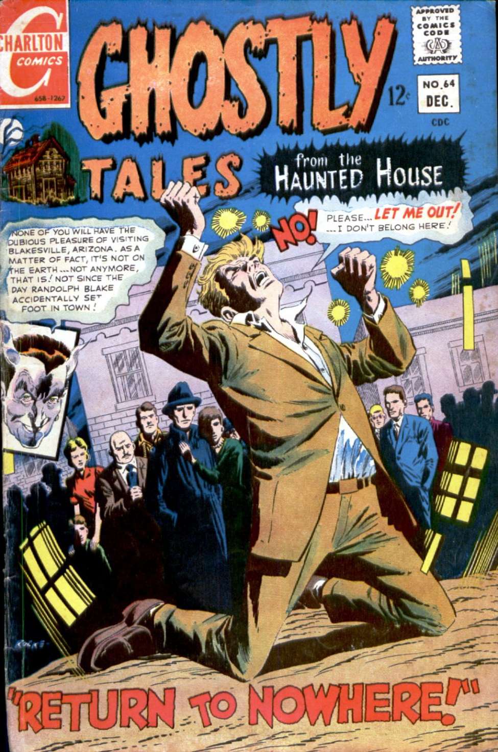 Comic Book Cover For Ghostly Tales 64