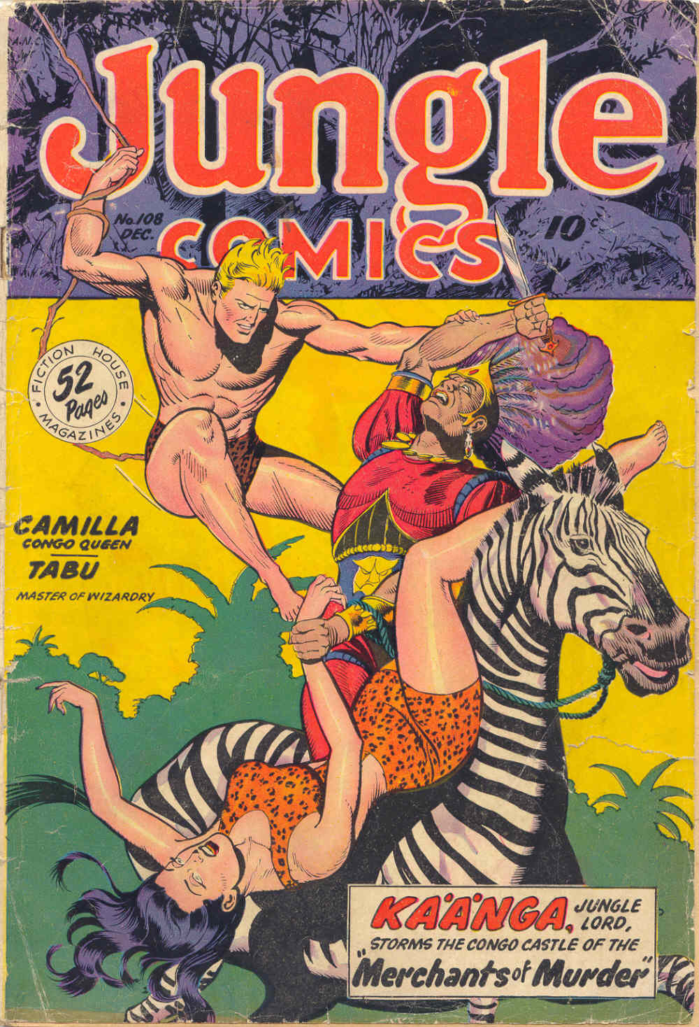 Comic Book Cover For Jungle Comics 108