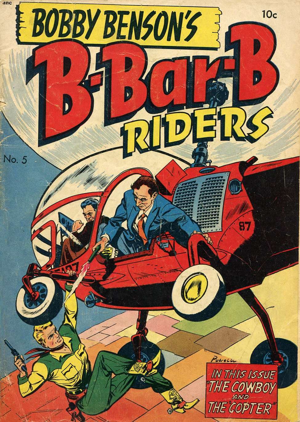 Comic Book Cover For Bobby Benson's B-Bar-B Riders 5