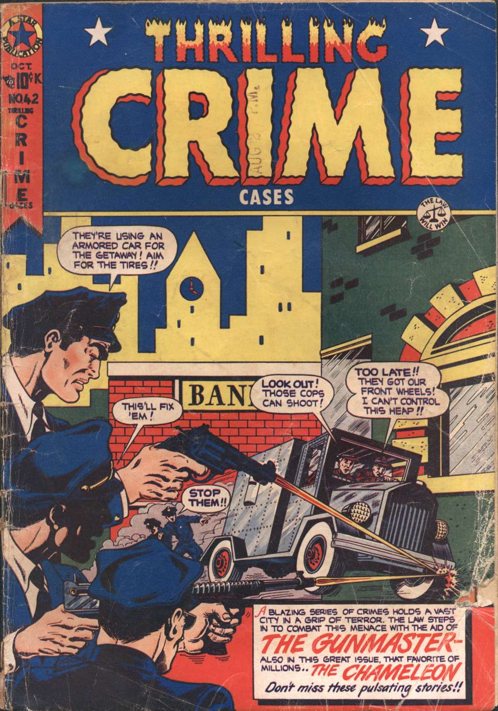 Book Cover For Thrilling Crime Cases 42