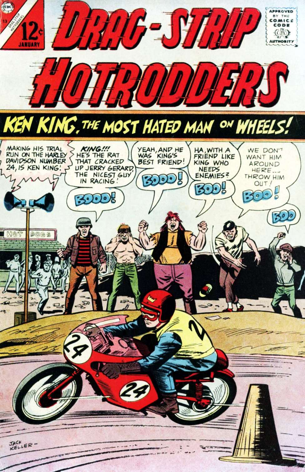 Comic Book Cover For Drag-Strip Hotrodders 13