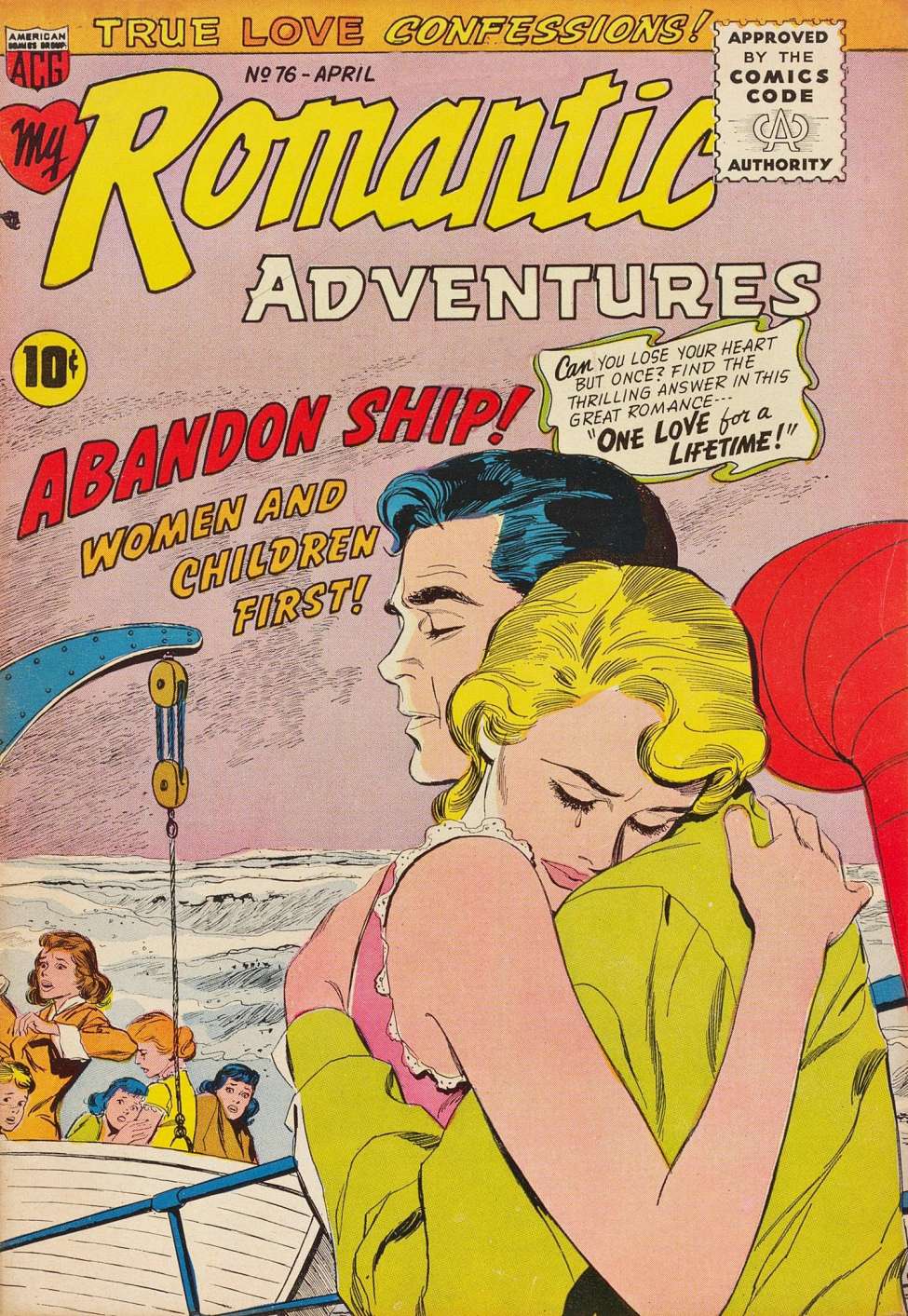 Comic Book Cover For My Romantic Adventures 76