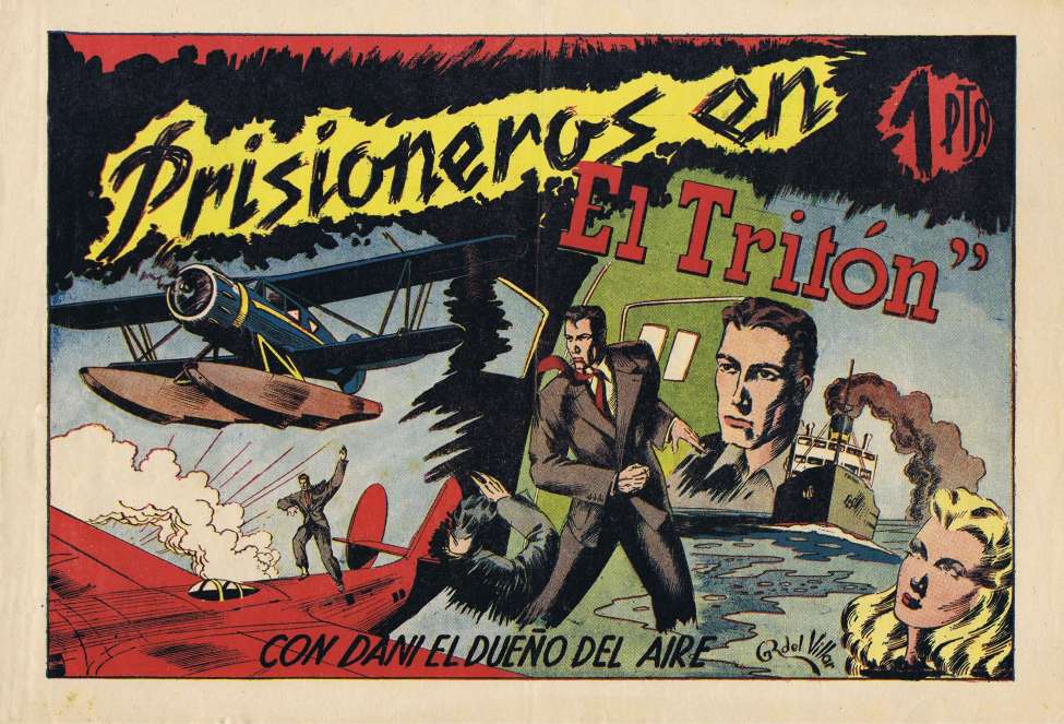 Book Cover For Dani, el Aviador 6 - Prisioneros en El Tritón