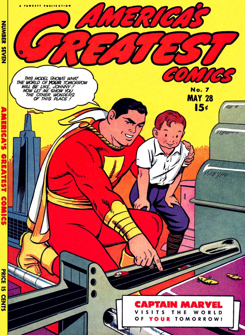 Comic Book Cover For America's Greatest Comics 7