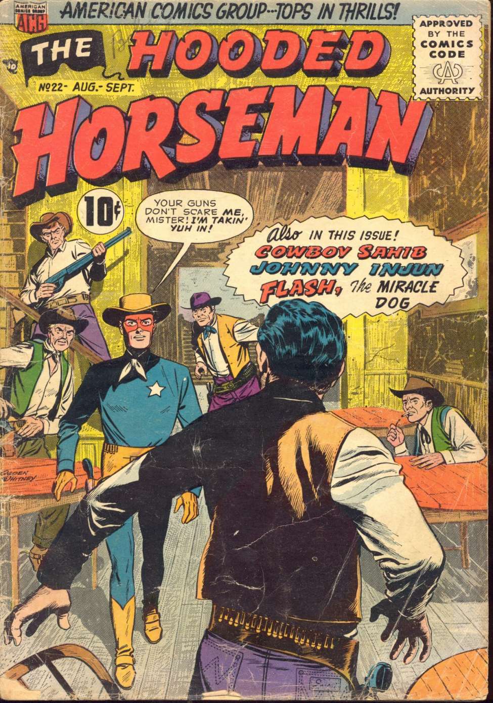 Comic Book Cover For The Hooded Horseman v2 22
