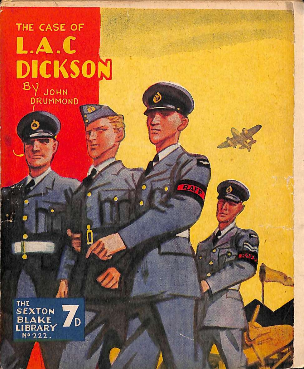 Comic Book Cover For Sexton Blake Library S3 222 - The Case of L.A.C. Dickson