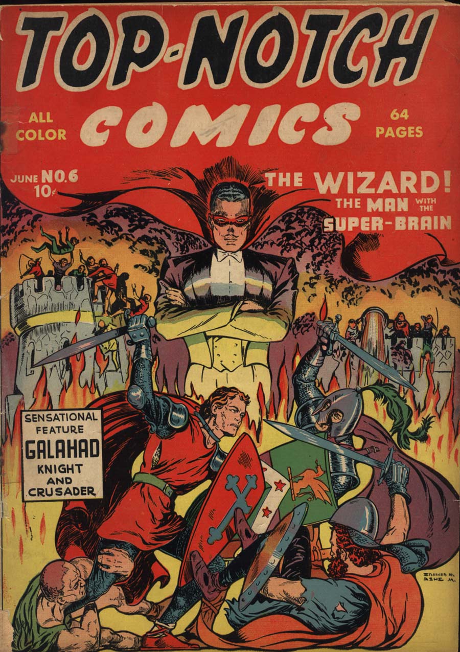 Comic Book Cover For Top Notch Comics 6 - Version 1