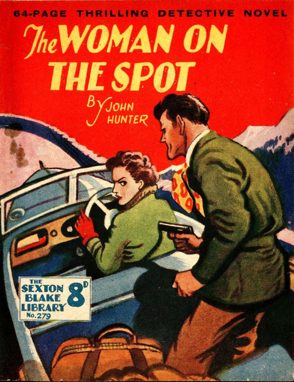 Comic Book Cover For Sexton Blake Library S3 279 - The Woman on the Spot