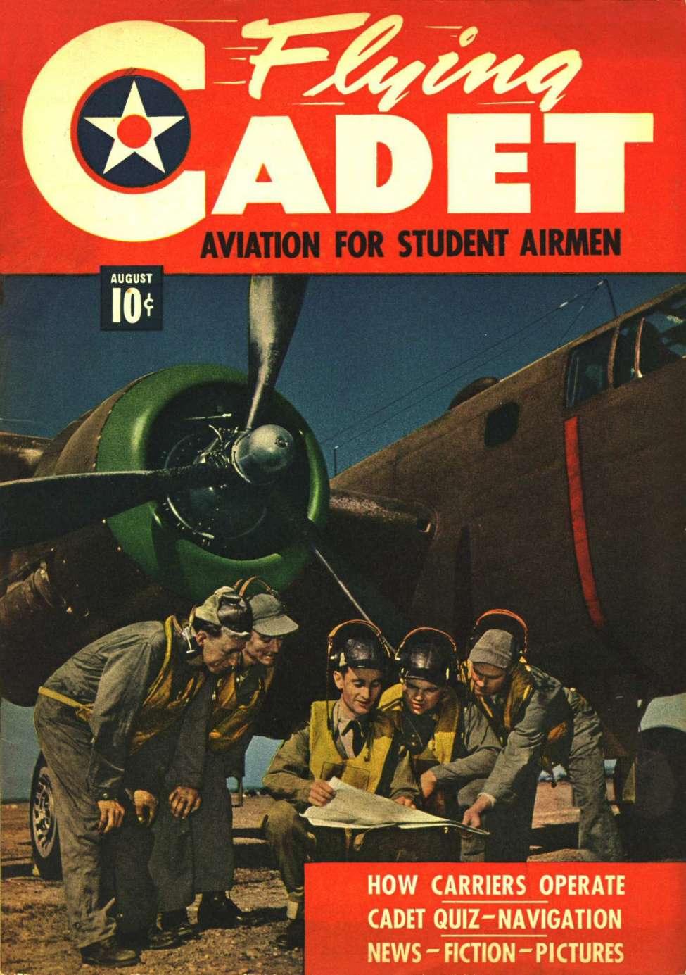 Comic Book Cover For Flying Cadet Magazine v1 5