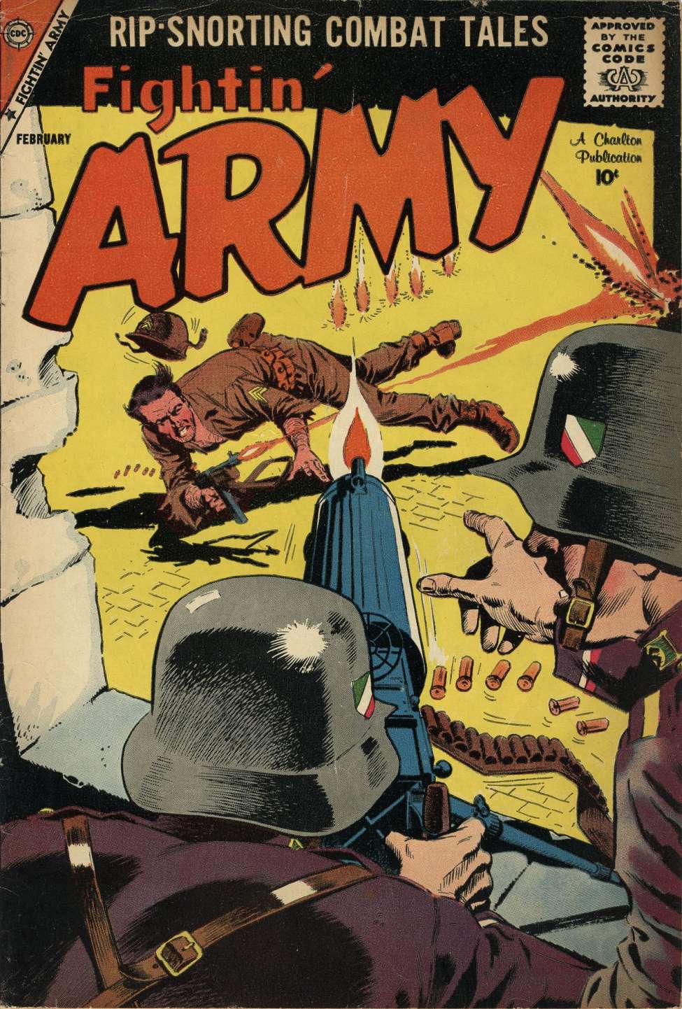Book Cover For Fightin' Army 28